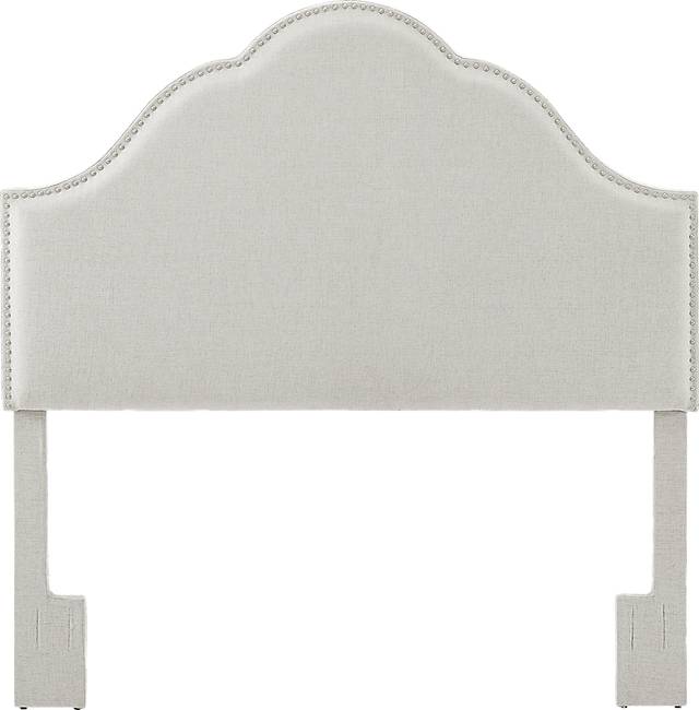Kirksey Light Beige King/California King Upholstered Headboard - Thumbnail - Image 1