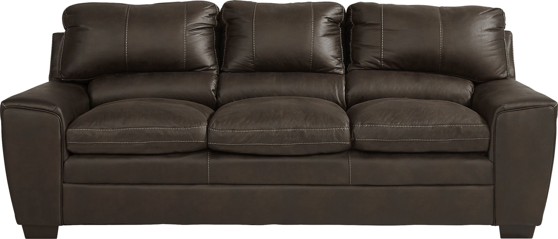 Kirkton Brown Sofa - Image 1