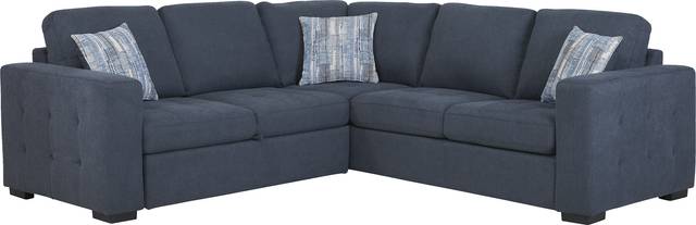 Kirkwell Blue 2 Pc Sleeper Sectional - Thumbnail - Image 1