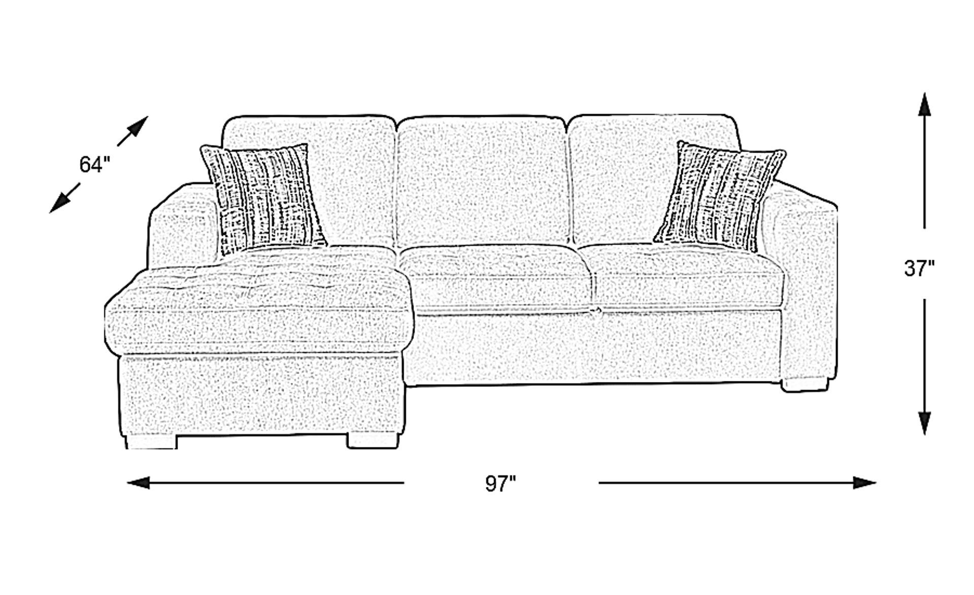Dimension Image. Please refer to the Dimension Tab on this page for dimension details.