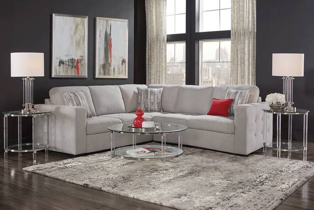 Kirkwell Gray 2 Pc Sleeper Sectional - Thumbnail - Image 2