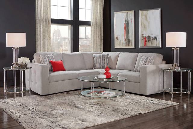 Kirkwell Gray 2 Pc Sleeper Sectional - Thumbnail - Image 2