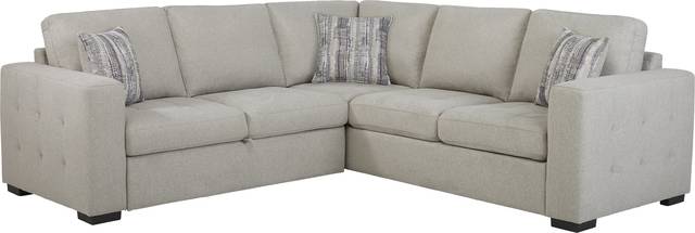 Kirkwell Gray 2 Pc Sleeper Sectional - Thumbnail - Image 1