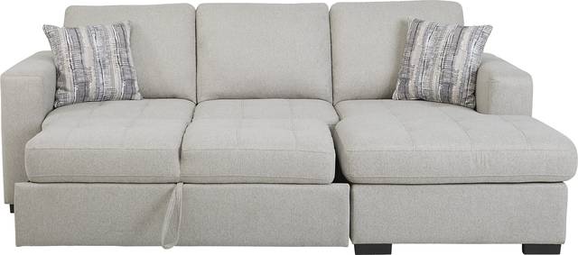 Kirkwell Gray 2 Pc Sleeper Sectional - Thumbnail - Image 3
