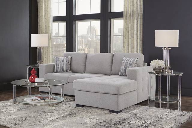 Kirkwell Gray 2 Pc Sleeper Sectional - Thumbnail - Image 2