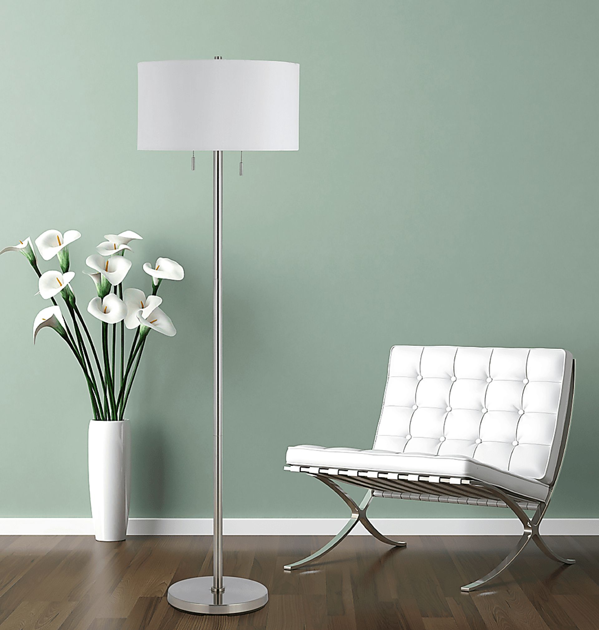 Kirtland Silver Floor Lamp - Image 2