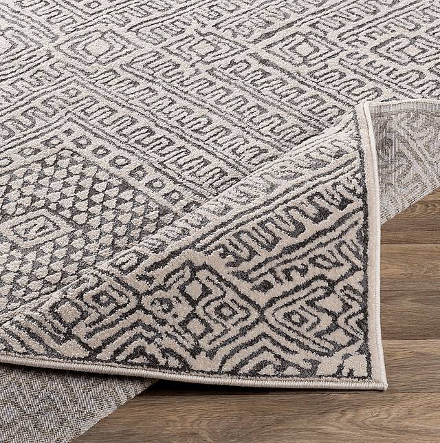 Kishara White 5'3 x 7'3 Rug - Thumbnail - Image 2