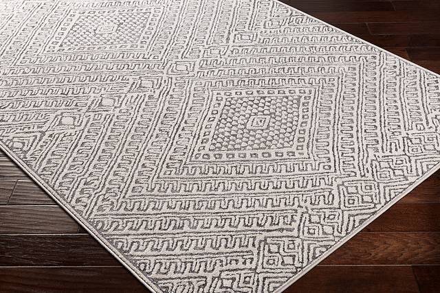 Kishara White 5'3 x 7'3 Rug - Thumbnail - Image 3