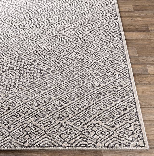 Kishara White 5'3 x 7'3 Rug - Thumbnail - Image 6