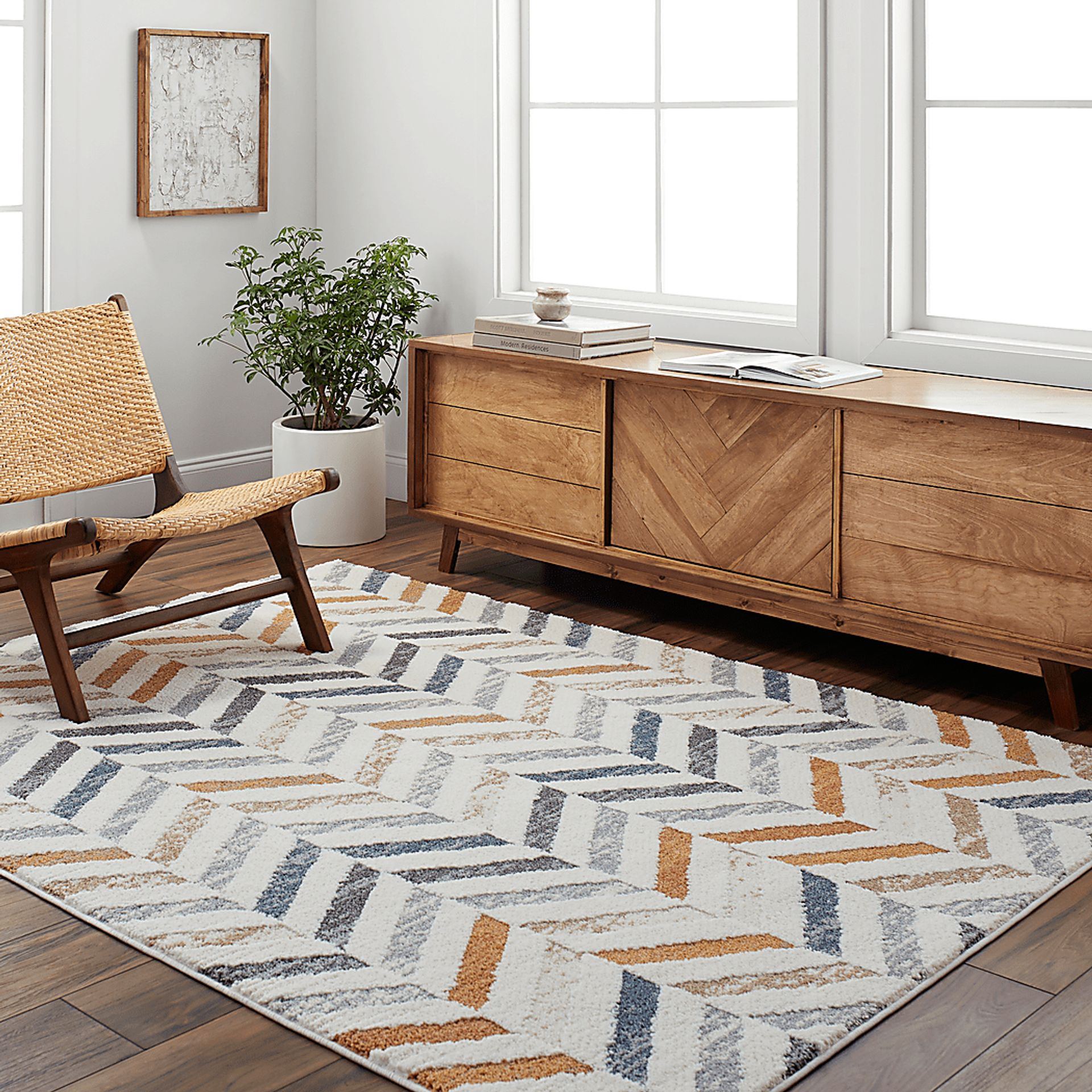 Kisuna Multi 5'3 x 7' Area Rug - Image 2