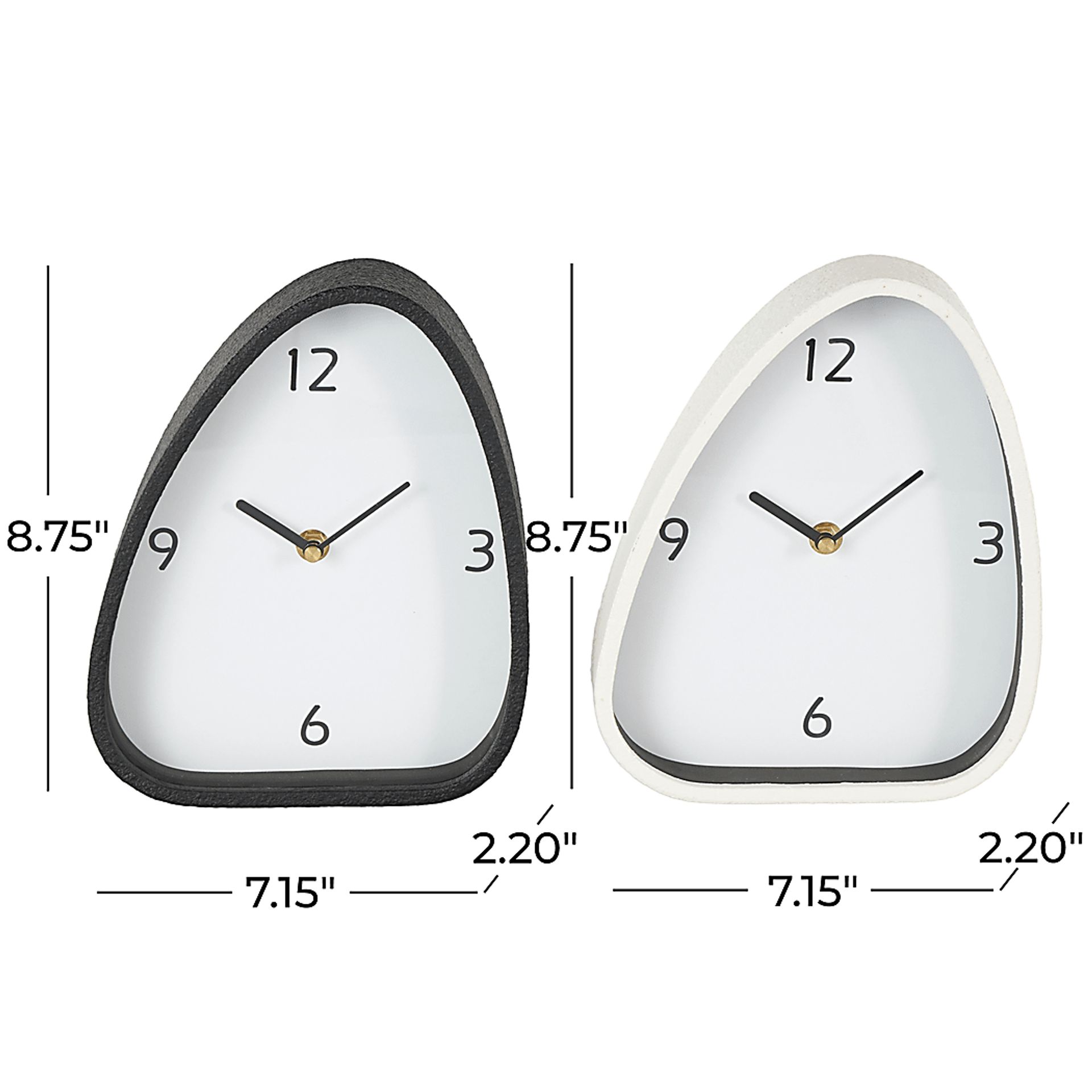 Kiten Black/White Clock, Set of 2 - Image 7