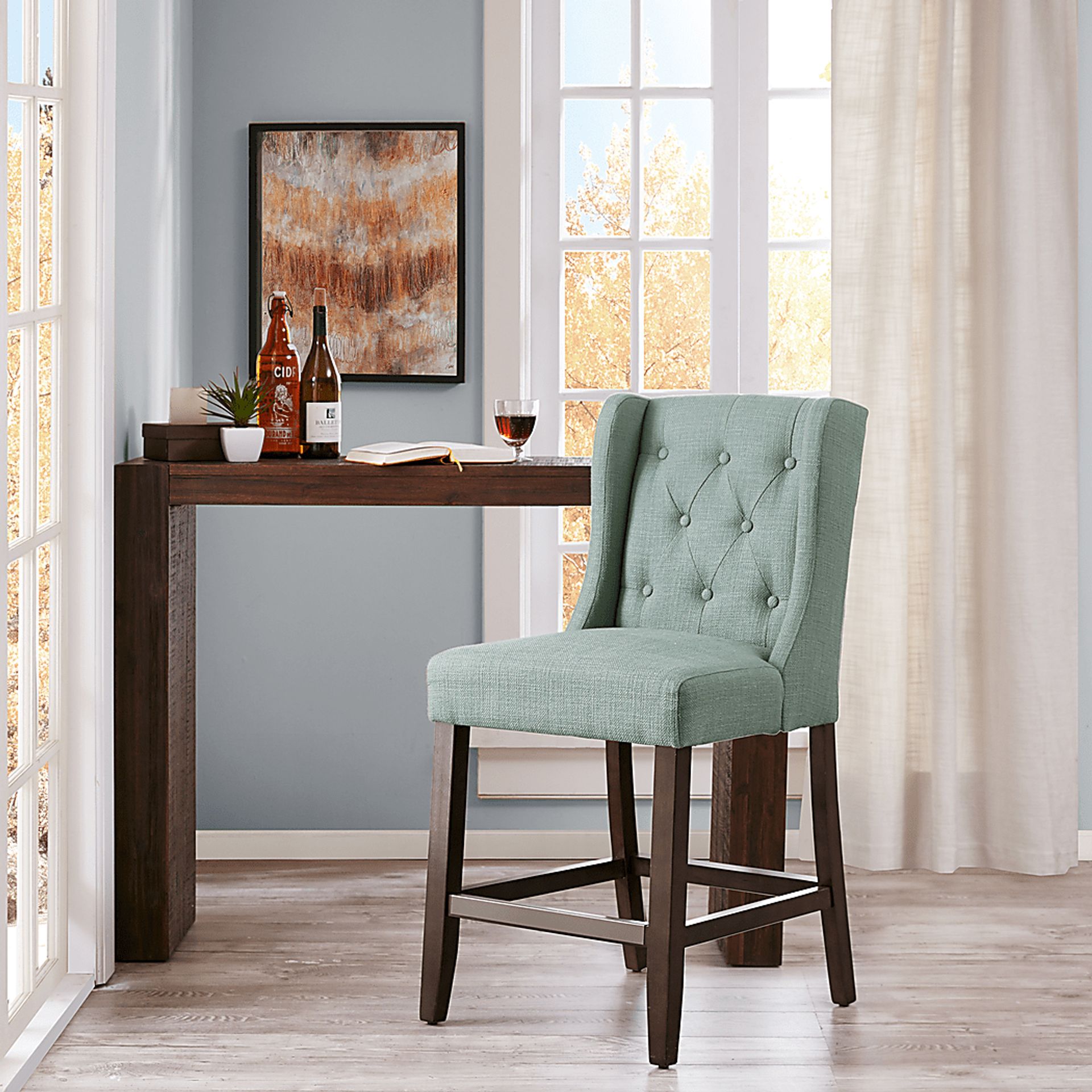 Kitmore Blue Counter Height Stool - Image 6