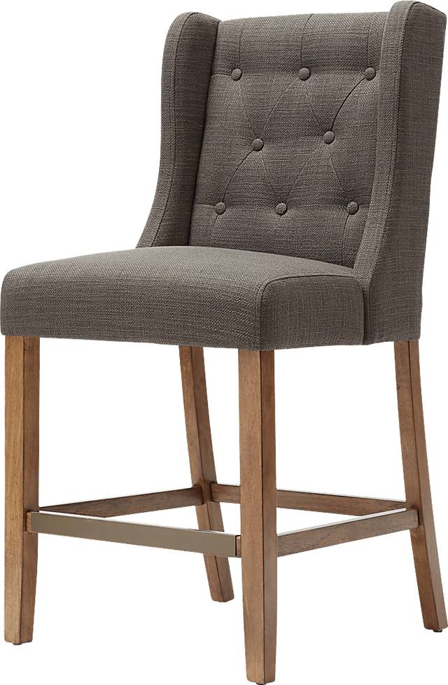 Kitmore Charcoal Counter Height Stool - Thumbnail - Image 1