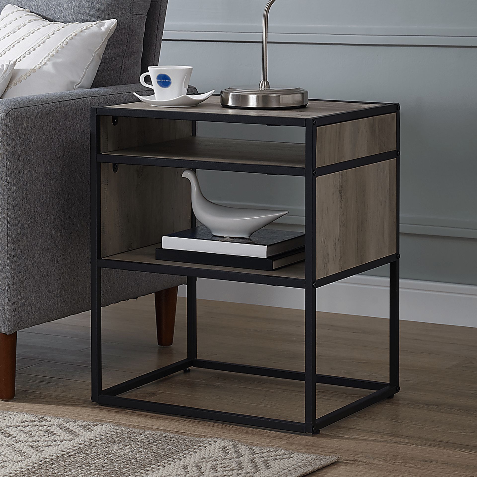 Kittanset Gray End Table - Image 4