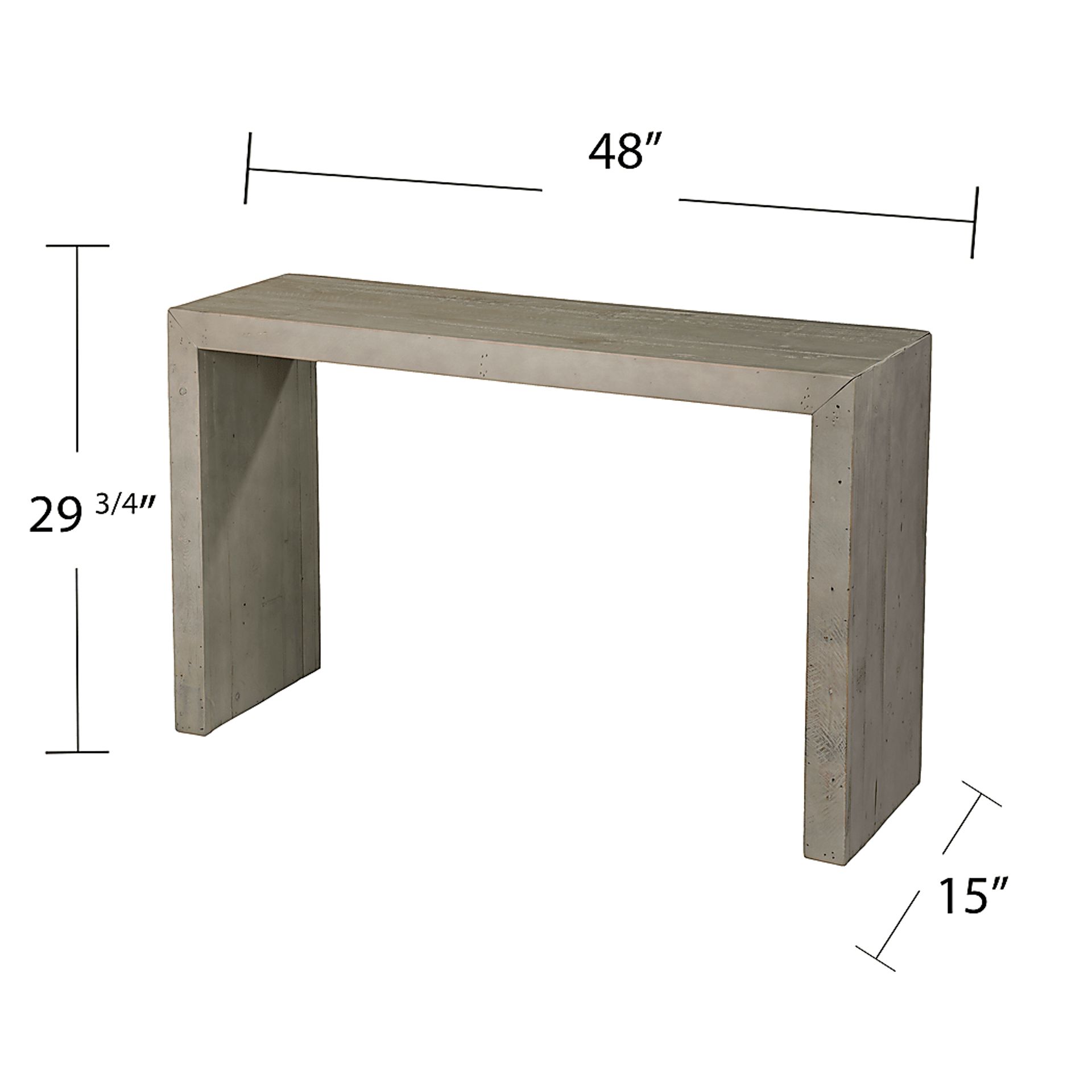 Kittansett Gray Sofa Table - Image 6
