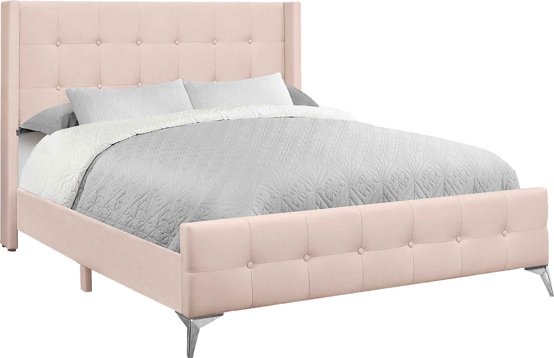 Kittingham Pink Queen Bed - Image 1