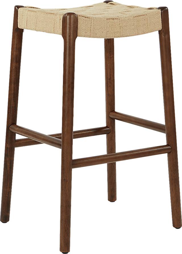 Kittredge Walnut Large Dining Stool - Thumbnail - Image 1