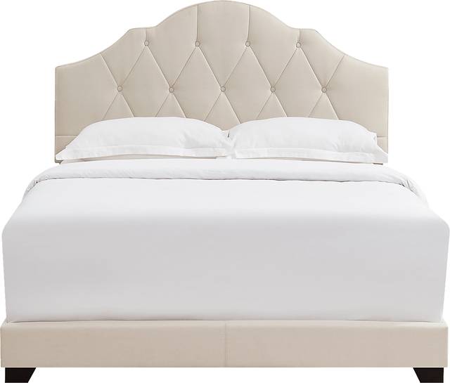 Kivett Beige Queen Bed - Thumbnail - Image 2