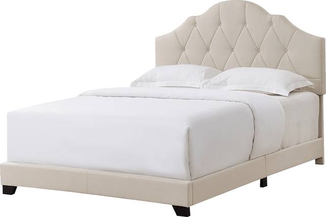Kivett Beige Queen Bed - Thumbnail - Image 3