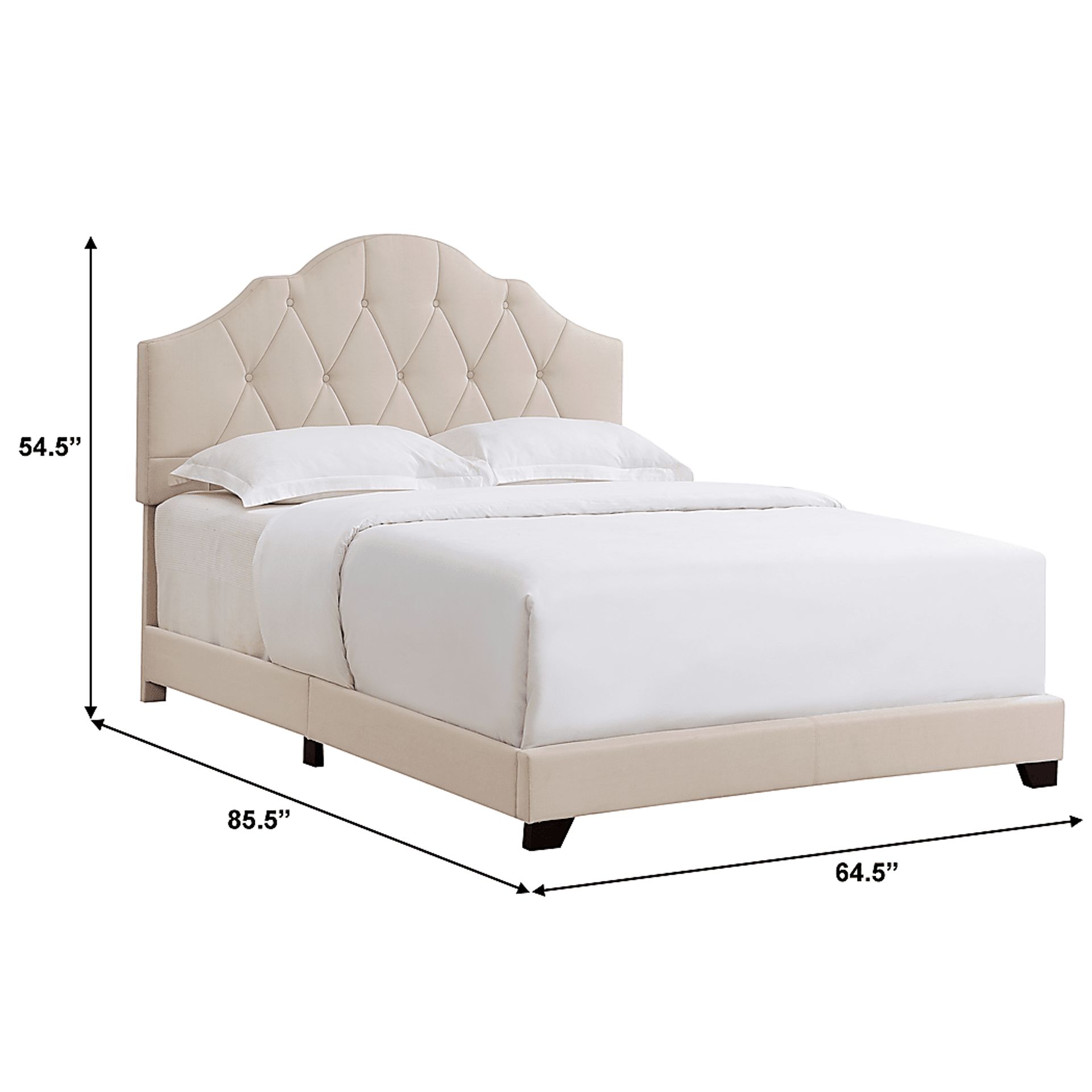 Kivett Beige Queen Bed - Image 9