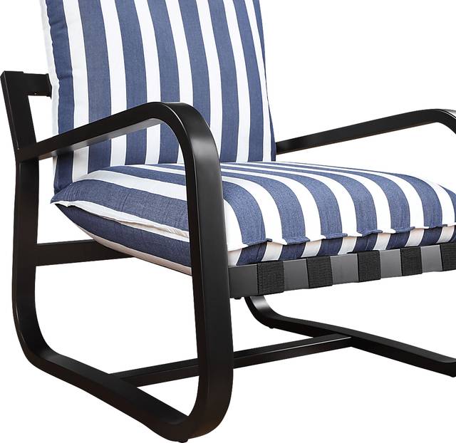 Kivoli Blue Outdoor Arm Chair - Thumbnail - Image 9