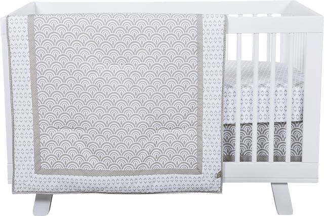 Kizzy Gray 3 Pc Baby Bedding Set - Thumbnail - Image 3