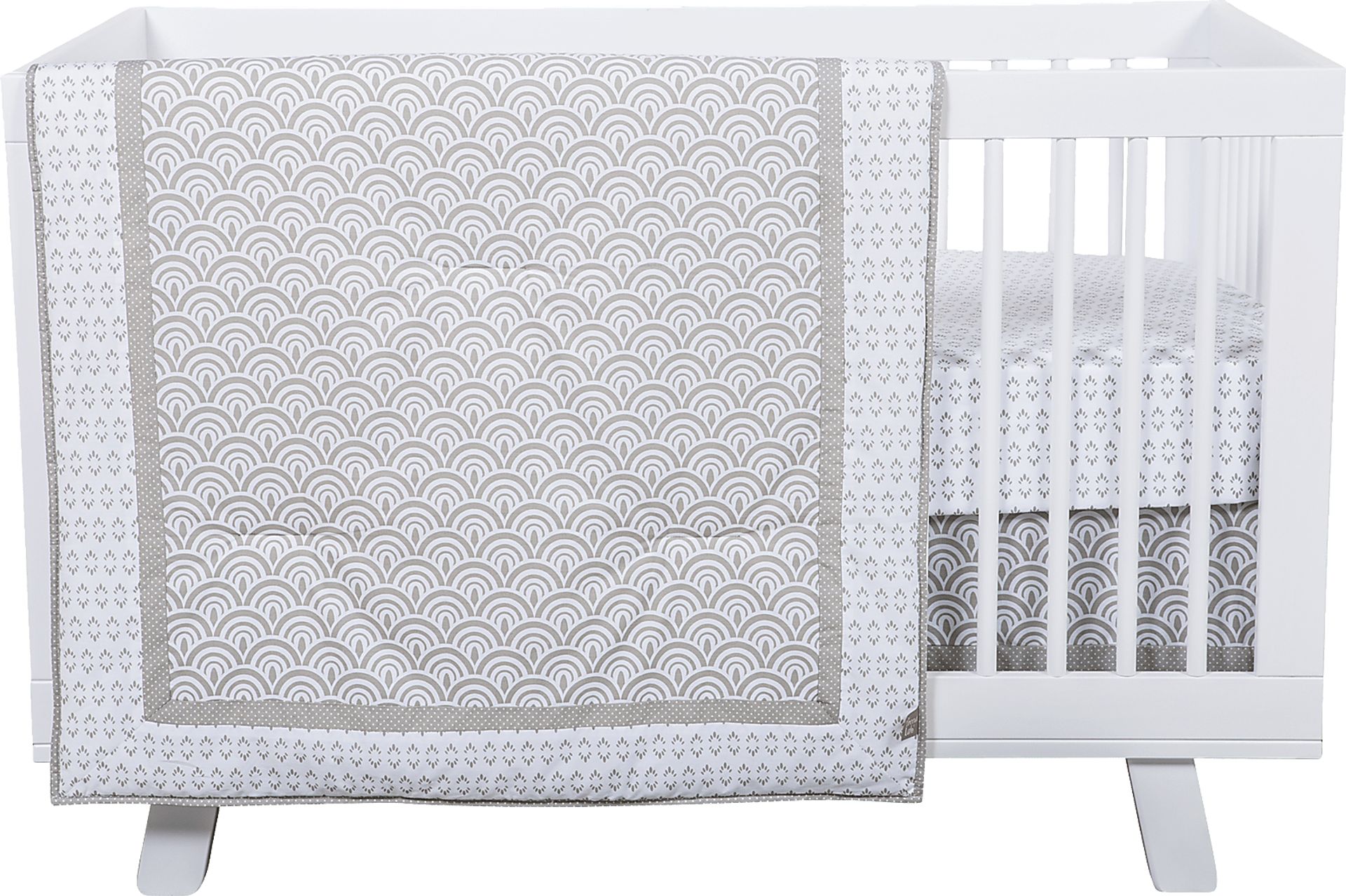 Kizzy Gray 3 Pc Baby Bedding Set - Image 3