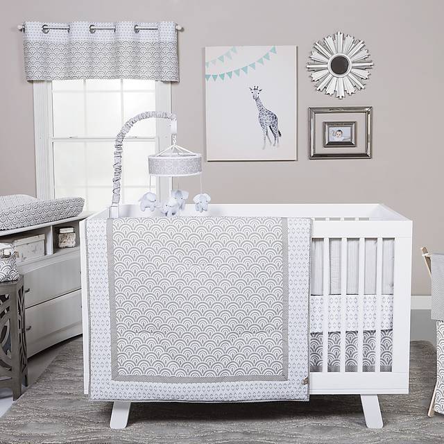 Kizzy Gray 3 Pc Baby Bedding Set - Thumbnail - Image 1