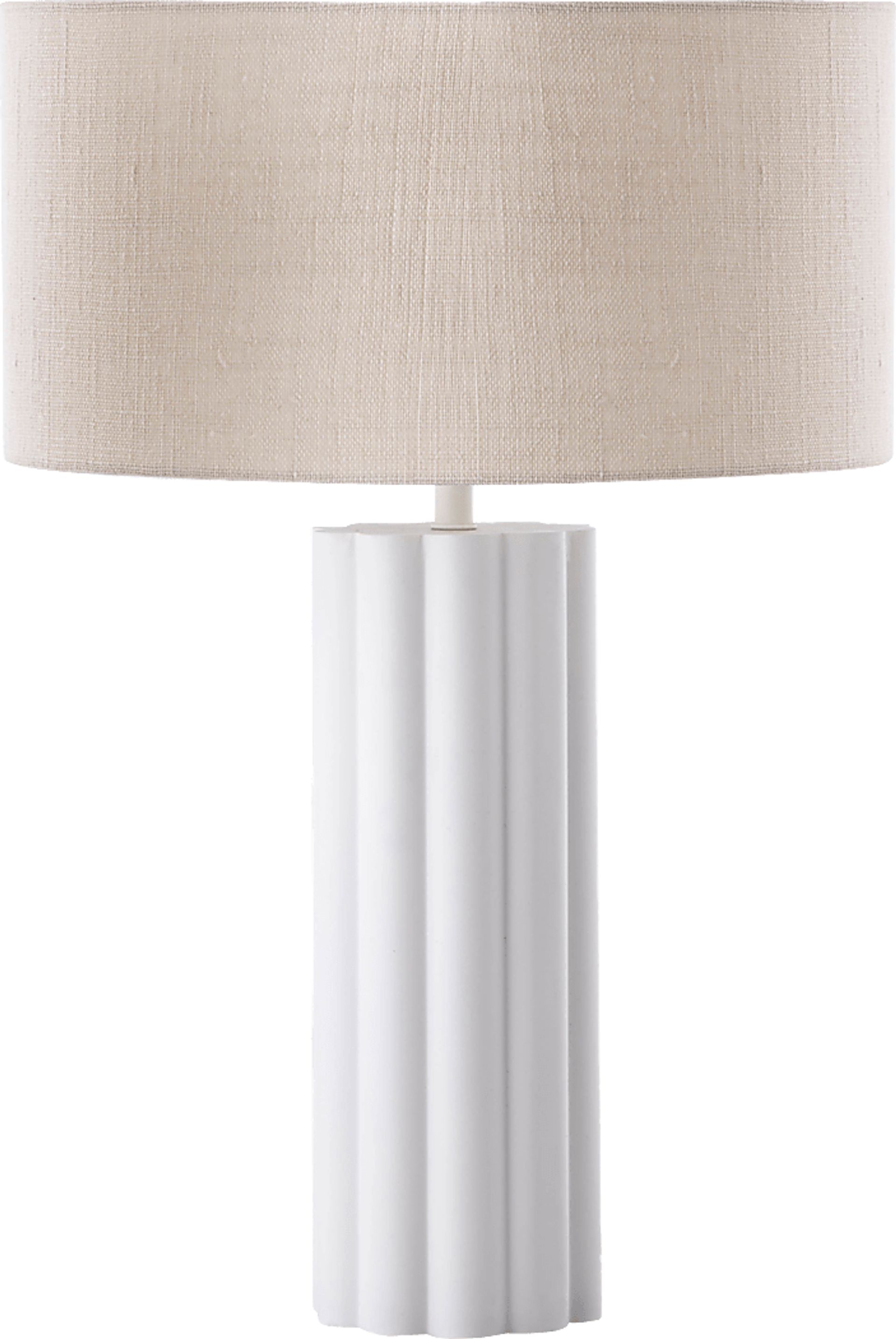 Klauda White Table Lamp - Image 1