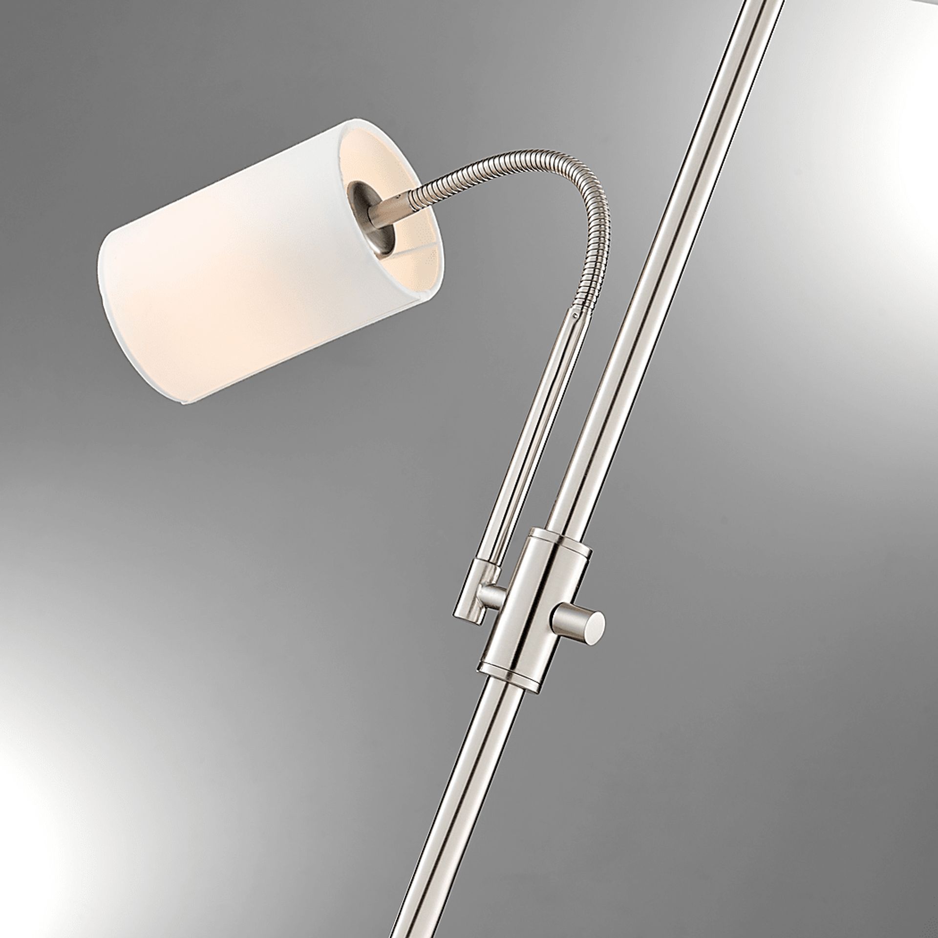 Klebba Reef Nickel Floor Lamp - Image 3