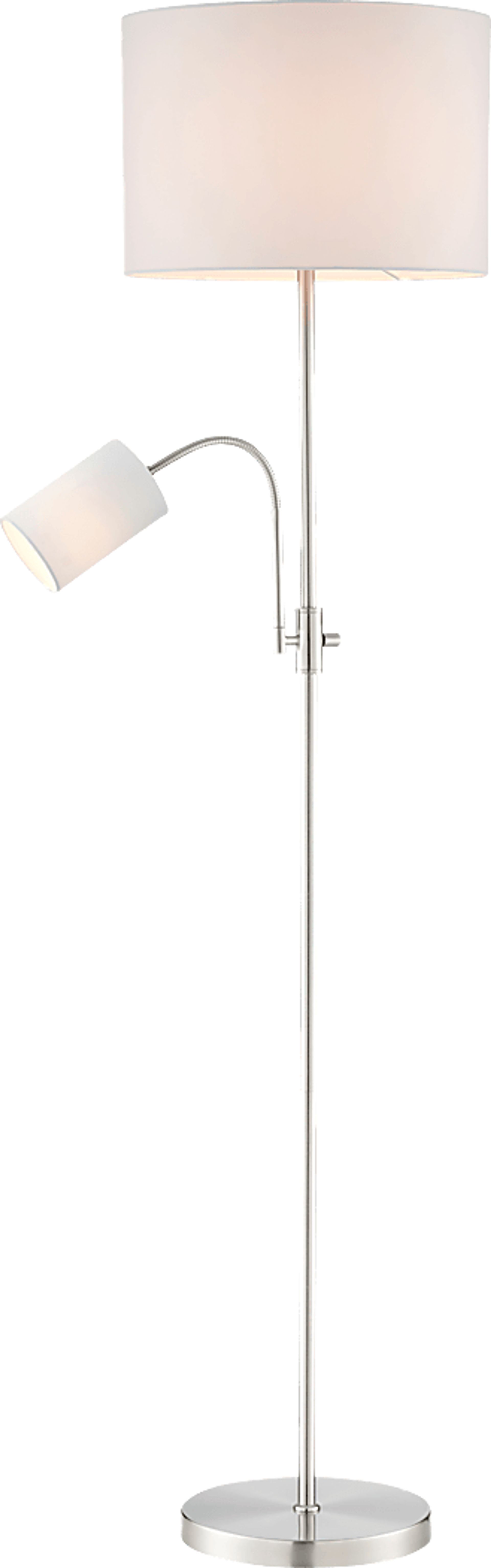 Klebba Reef Nickel Floor Lamp - Image 1