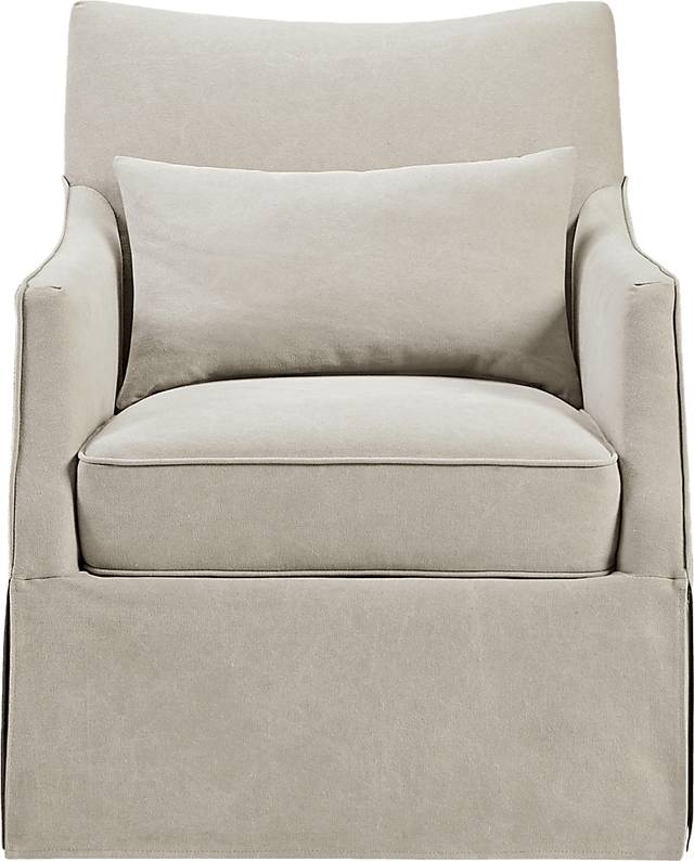 Kleberg Beige Accent Chair - Thumbnail - Image 2