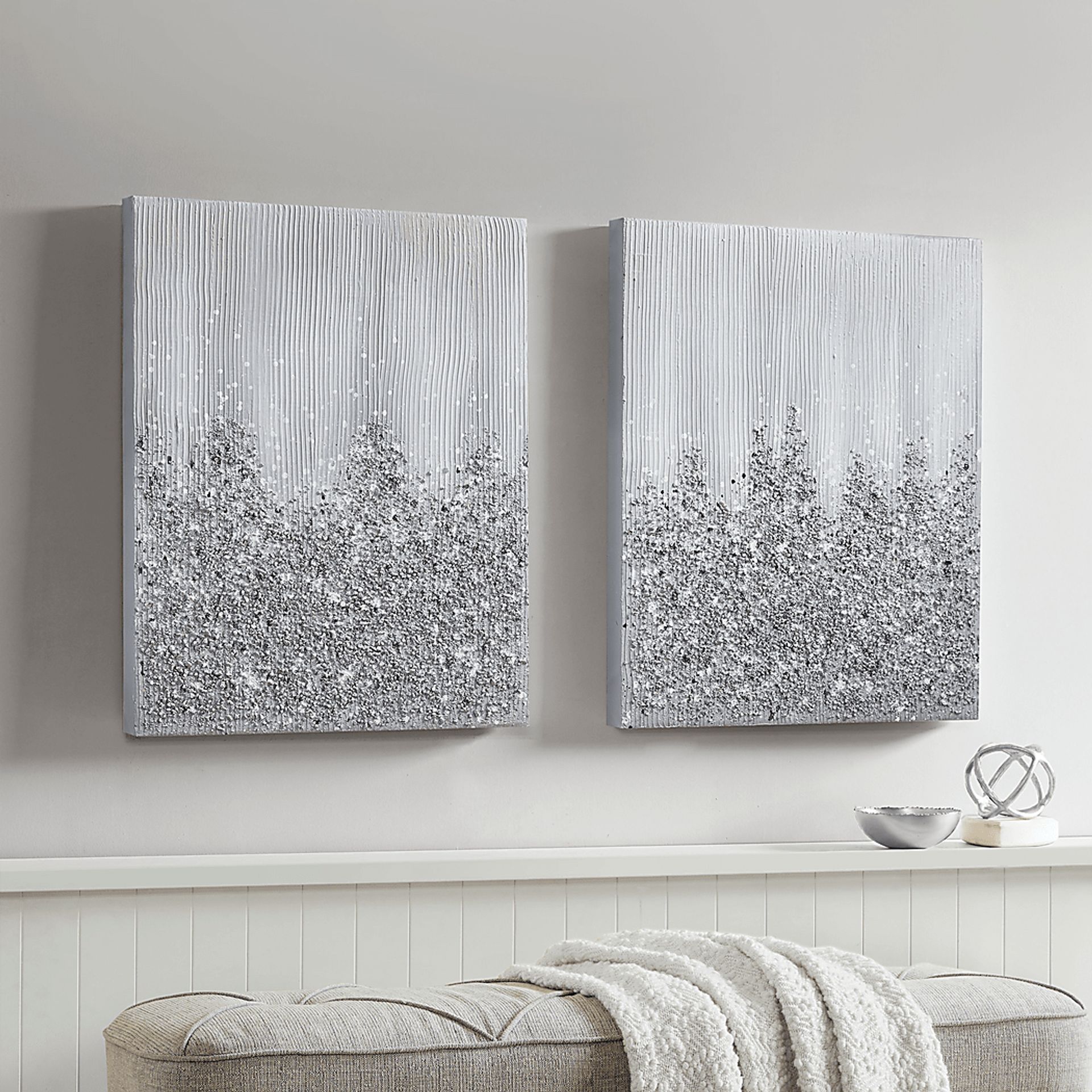 Klette Silver Artwork, Set of 2 - Image 5