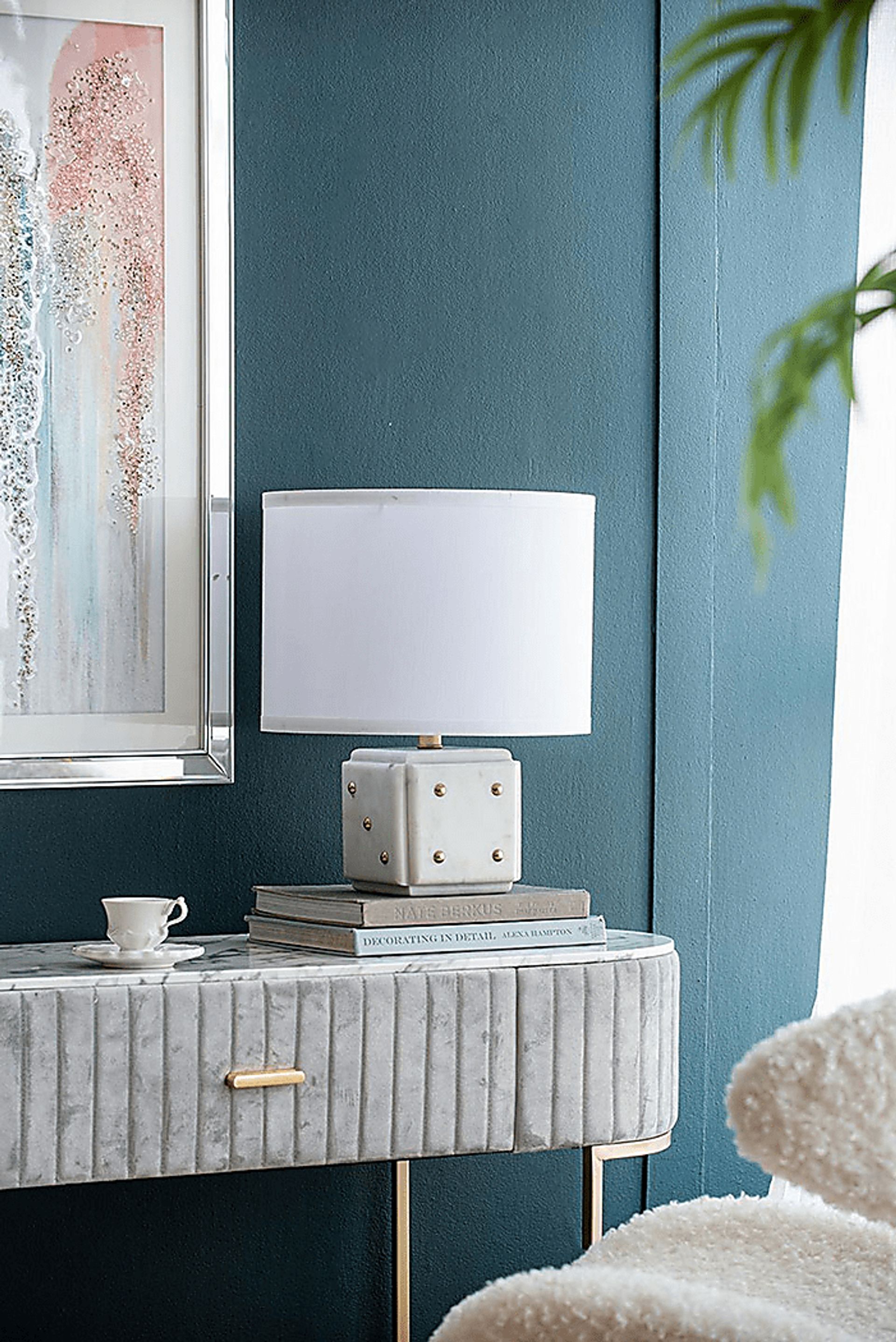 Klinger Shade White Lamp - Image 2