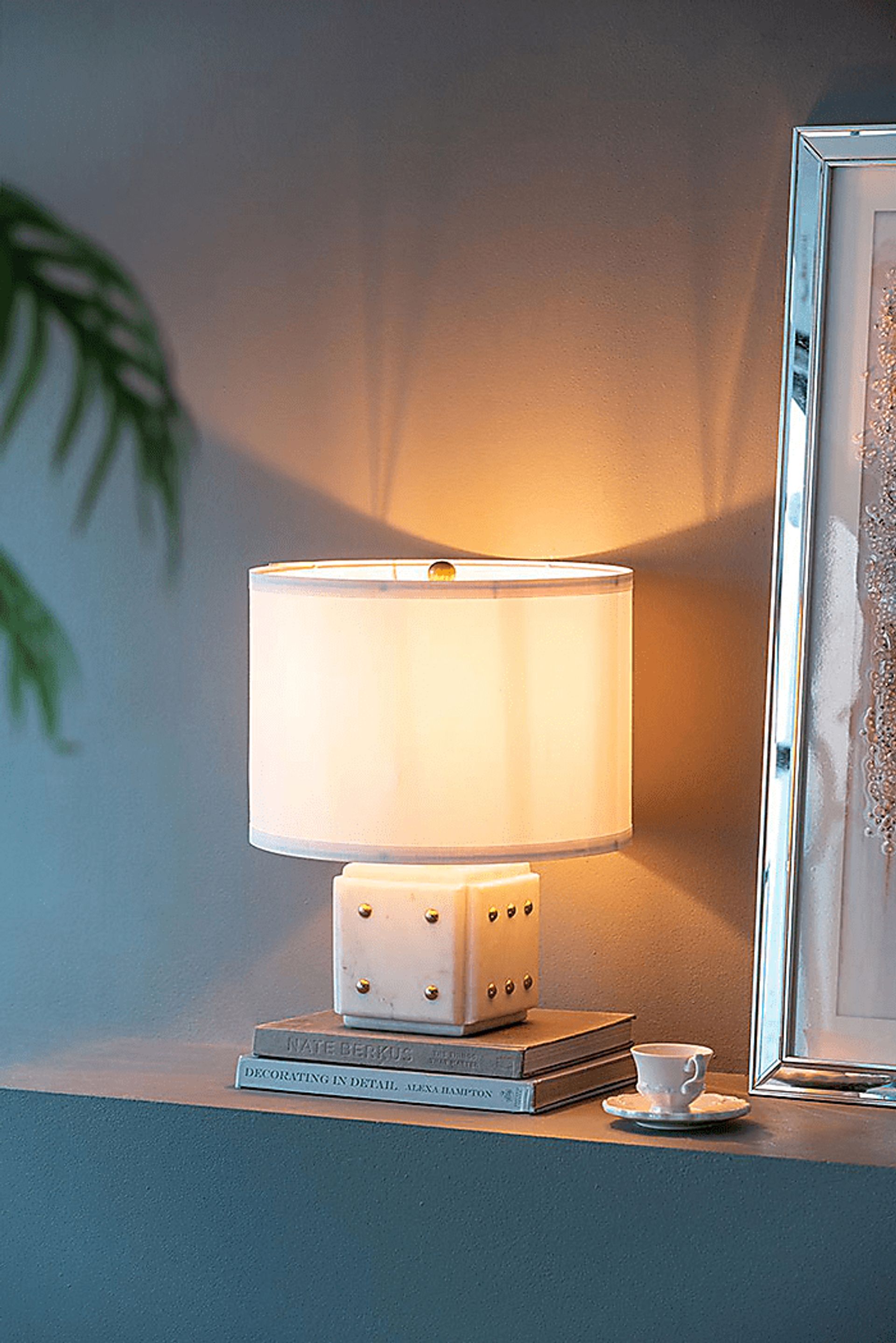 Klinger Shade White Lamp - Image 4