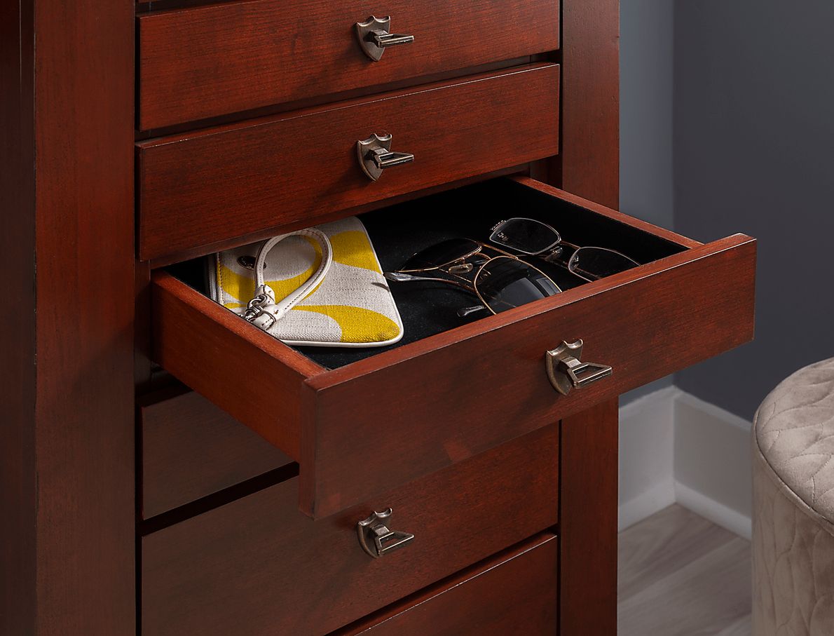 Klingle Cherry Jewelry Armoire
