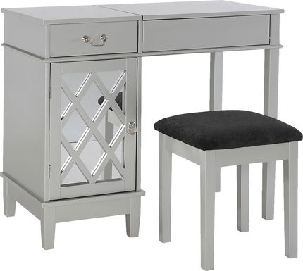 Klingle Gray Vanity Set