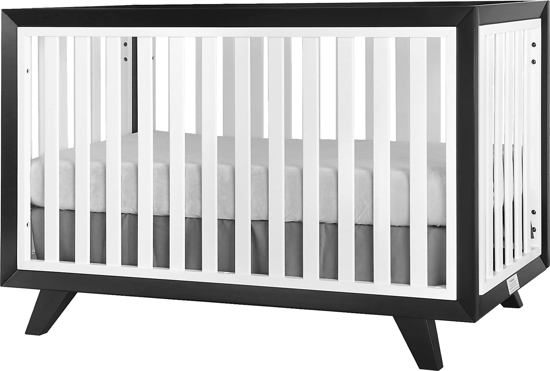 Kloe Black Convertible Crib - Image 1