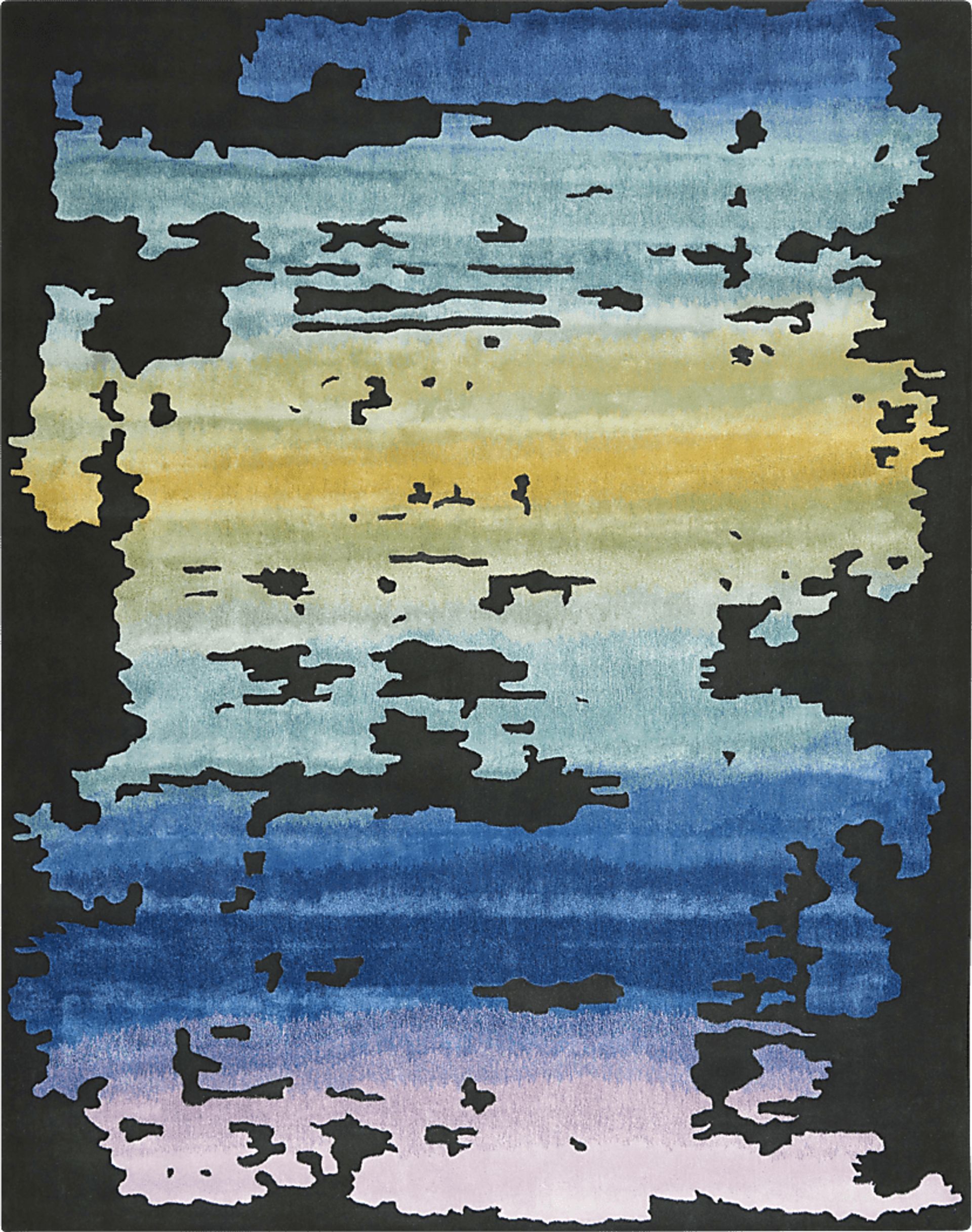 Knaod Black/Multi 7'9 x 9'9 Rug - Image 1
