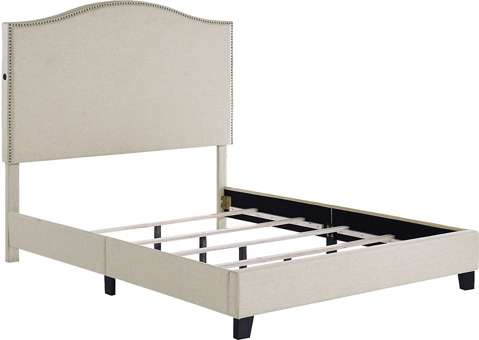 Kneeland Beige Queen Bed - Image 3
