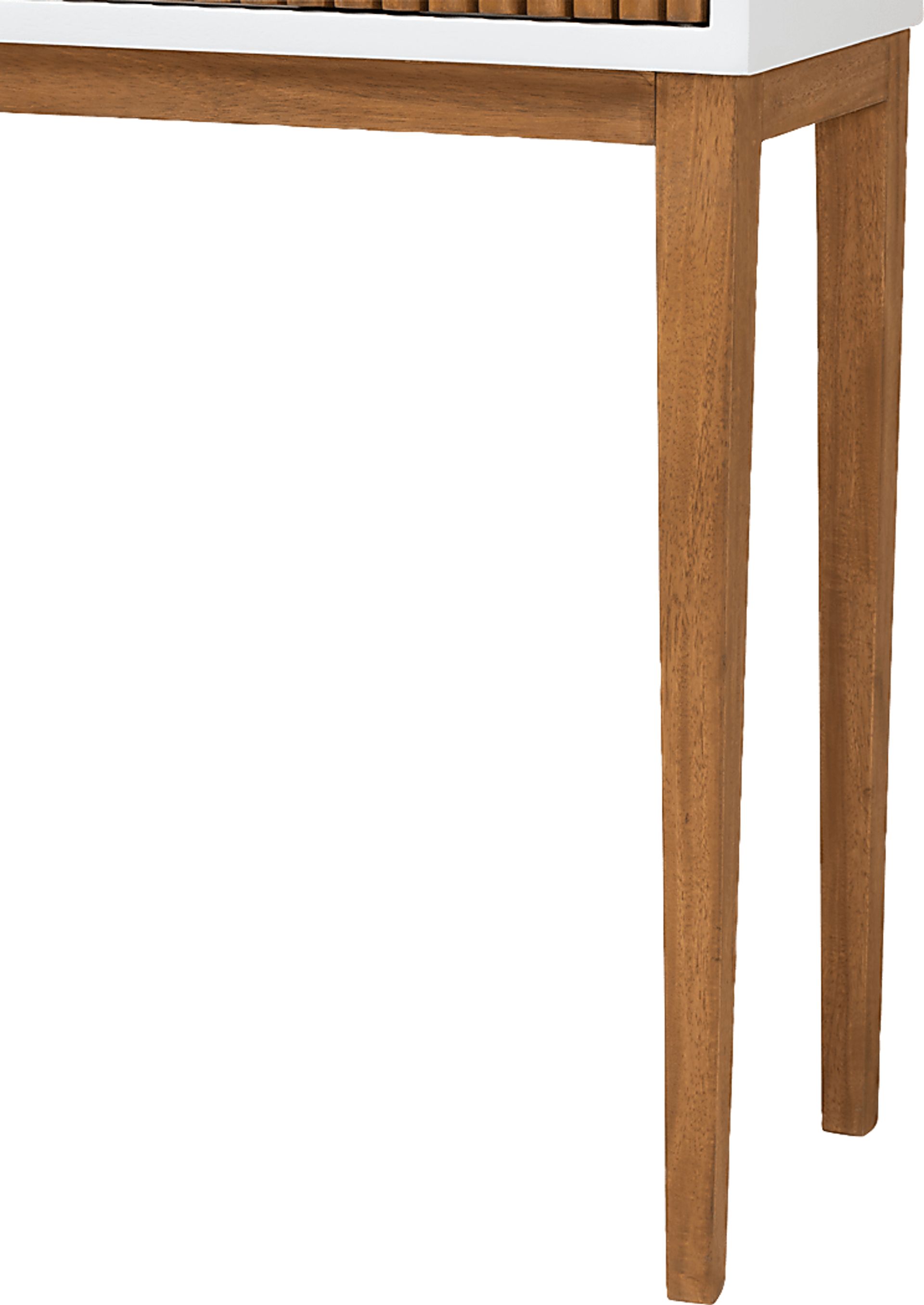 Knittles White Sofa Table - Image 5