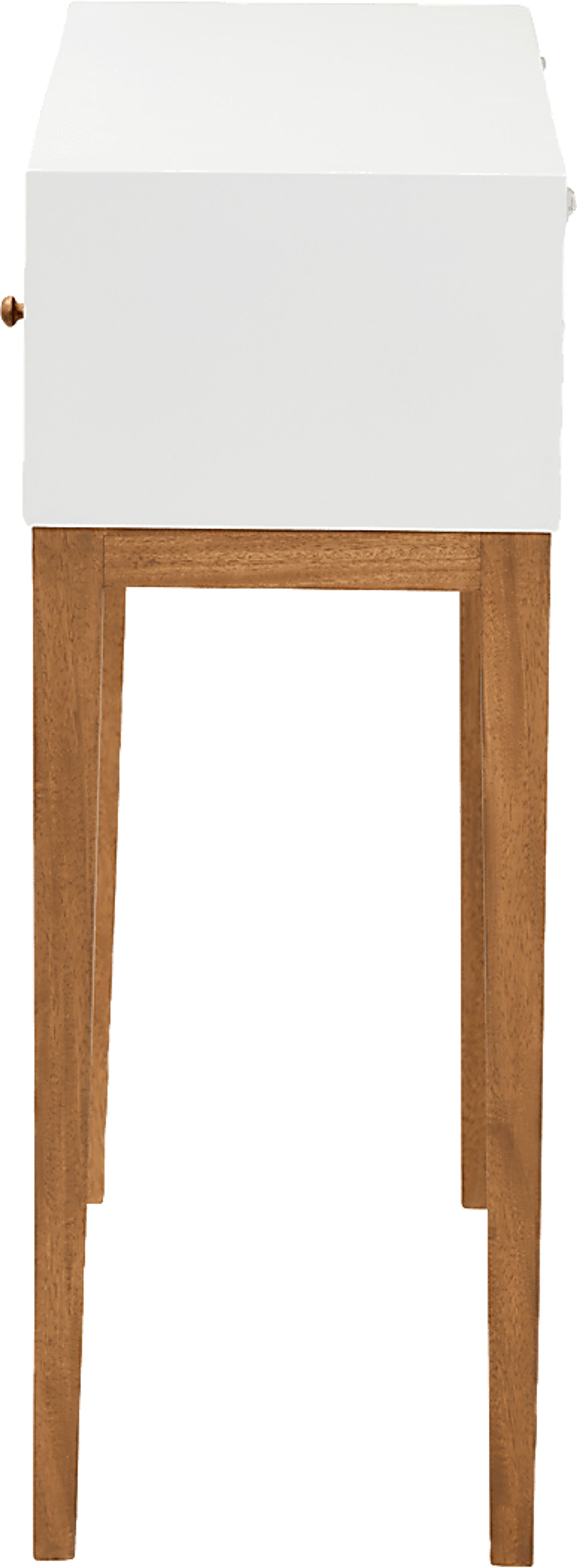 Knittles White Sofa Table - Image 7