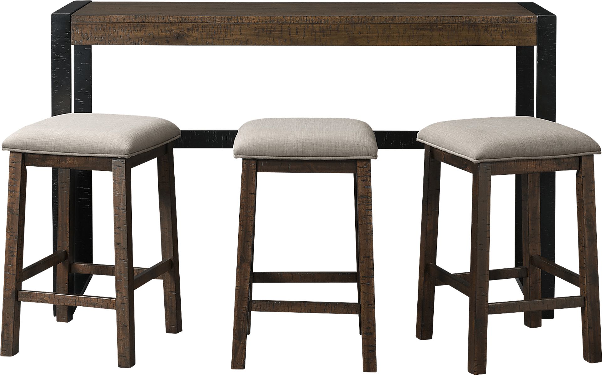 Knobdale Brown Bar Table Set - Image 2