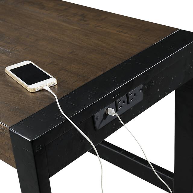 Knobdale Brown Bar Table Set - Thumbnail - Image 8