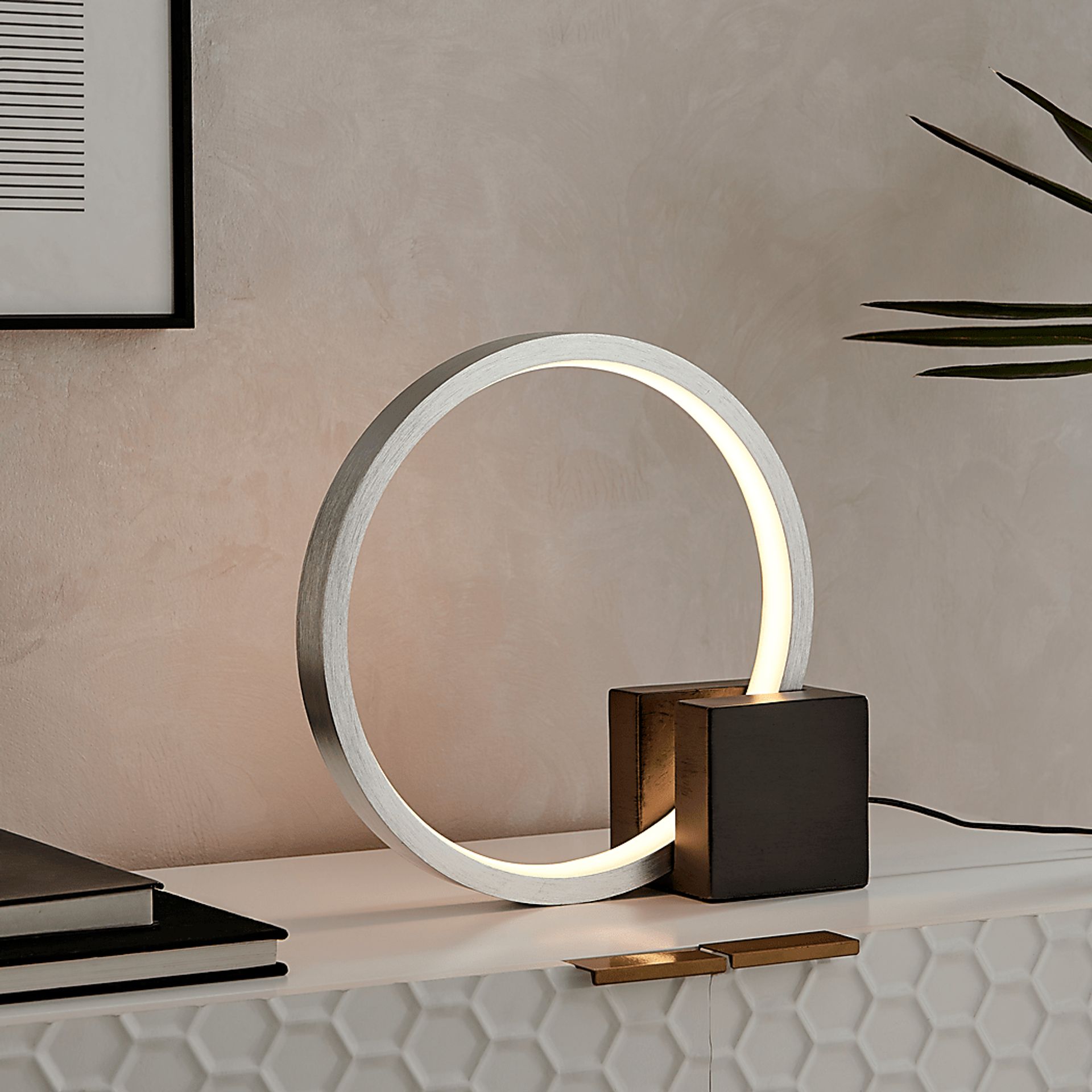 Knoll Bend Charcoal Lamp - Image 2