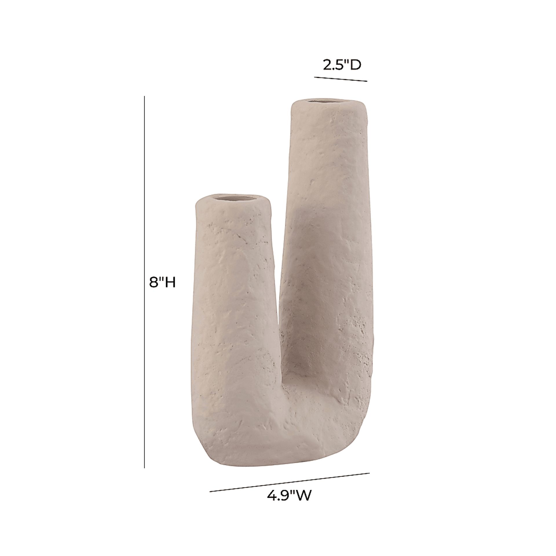 Knouff Beige Table Vase - Image 6