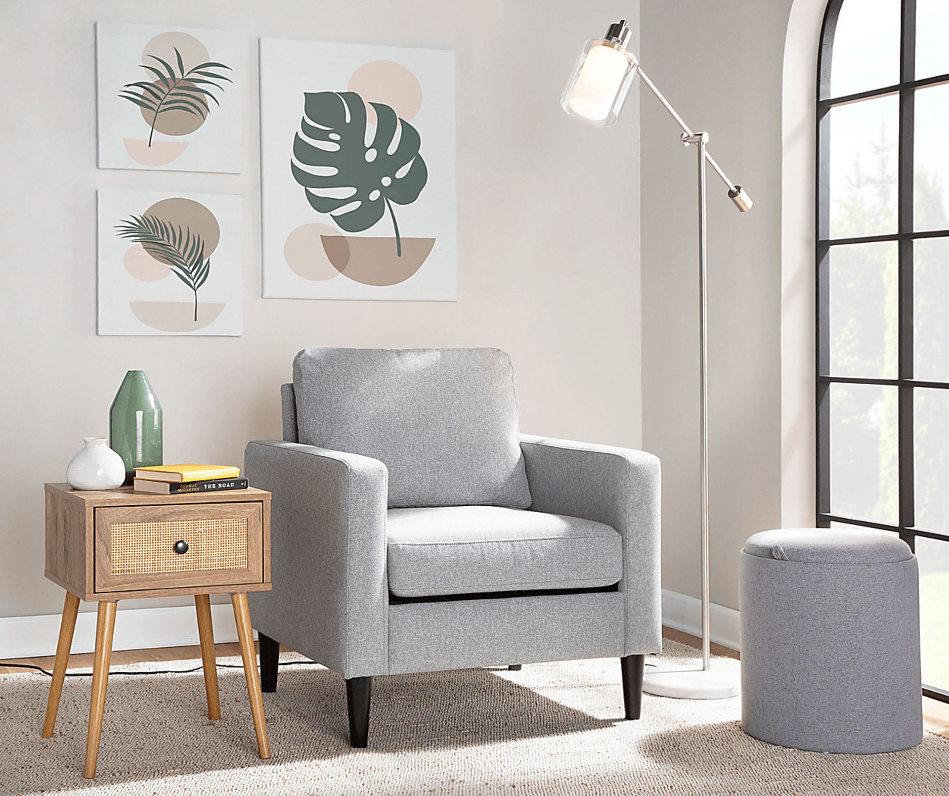 Knowlton Court Silver Floor Lamp - Image 9