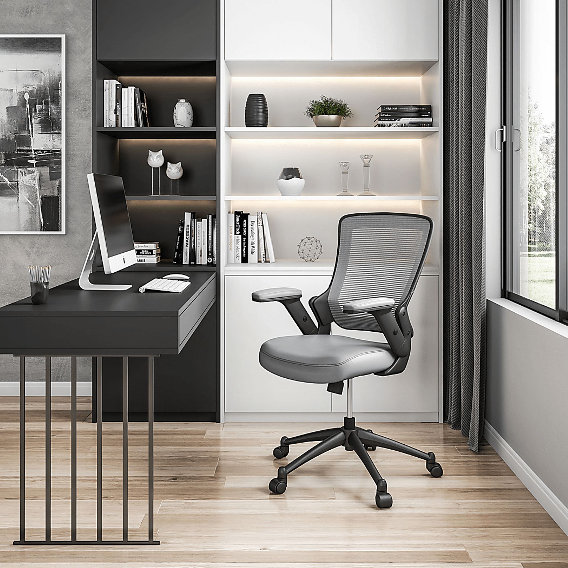 Koale Gray Office Chair - Image 2