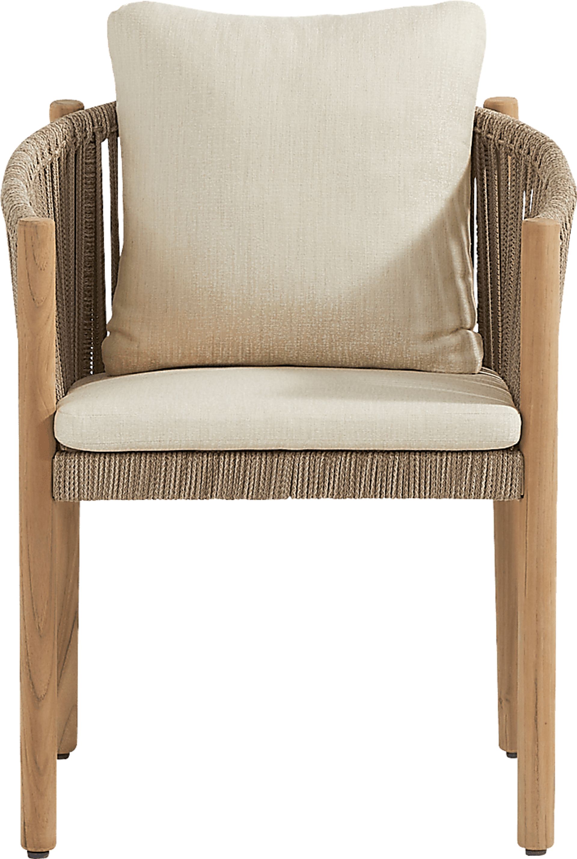 Koda Beige Outdoor Arm Chair - Image 2