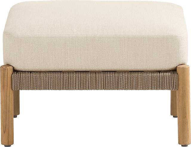Koda Beige Outdoor Ottoman - Thumbnail - Image 2